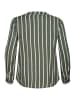 KAFFE curve Langarm-Bluse KCsida Regular fit in Garden Topiary/Turtledove Str.