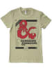 Dungeons And Dragons T-Shirt "D&D 3 Volume Set T-Shirt" in Khaki
