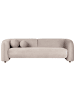 Beliani 3-tlg Sitzgruppe LEIREN in Beige