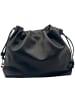 Florence Florence Schultertasche, Beuteltasche Leder schwarz ca. 42 cm