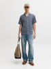 Jack & Jones Hawaii-Hemd in Pageant Blue