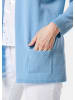 GOLDNER Langarm Feinstrick-Cardigan in pazifikblau
