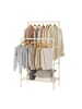 SONGMICS Kleiderständer Rylan in Weiß - (B)45 x (H)157 x (T)83 cm