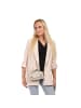 Toscanto Leder Handtasche Toscanto Tasche beige ca. 19cm