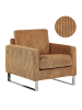 Beliani Sessel VIND in Braun - (W) 79 x (H) 82 x (L) 85 cm