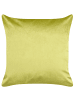 Beliani 2er-Set Dekokissen DELICIOSA in Grün/Gold