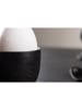 ebuy24 Eierbecher WabiSabi 2er Set Schwarz 2er Set