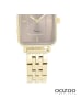Oozoo Analog-Armbanduhr Oozoo Vintage Series gold extra groß (ca. 24x28mm)