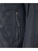 7eleven Lederjacke Lammnappa in Navy