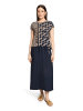 Betty Barclay Printshirt mit Tunnelzug in Dark Blue/Brown
