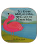 Mr. & Mrs. Panda gläseruntersetzer Flamingo Stolz Design mit Spruch in Weiß