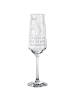 Mr. & Mrs. Panda Sektglas Einhorn Glauben mit Spruch in Transparent