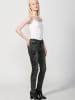 KOROSHI LANGE JEANS SCHMALE HOSE in Schwarzer Denim