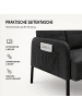 Home Nature Wohnkonzept Sofa 2 Sitzer in Schwarz 120x80x72 cm
