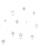 Casadeco My Little World Tapete Heissluftballons braun grau blau