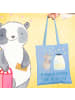 Mr. & Mrs. Panda Tote Bag Angst vor Dunkelheit überwinden mit Sp... in Sky Blue