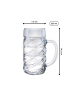 Stölzle 6er Set Bierkrüge Diamond 0,3 Liter transparent in transparent