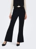 JACQUELINE de YONG Elegante Schlaghose Business Stoffhose Flare Pants JDYGEGGO in Schwarz