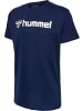 Hummel T-Shirt "Hmlmover Cotton T-Shirt S/S" in Blau