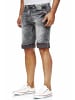 Rusty Neal Grey Used "KARSLEY" Bermuda Jeans Shorts in Grau