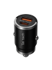 Wisam Teltech Kfz-Ladegerät USB / USB-C 30W QC PD Schwarz TCC-01