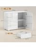 HOMCOM Sideboard-100L x 40B x 80H cm-Hochglanz