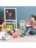 relaxdays Kinderregal "Bär" in Weiß - (B)60 x (H)48 x (T)24,5 cm