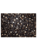 Beliani Patchwork BANDIRMA in Braun/Gold - (W) 160 x (H) 0.6 x (L) 230 cm