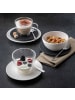 Villeroy & Boch 6er Set Brotteller Manufacture Rock ø 15.3 cm in schwarz