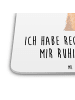 Mr. & Mrs. Panda Bierdeckel Lamakopf Genervt mit Spruch in Weiß