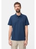 Camel Active Poloshirt mit Druckknöpfen in Indigoblau