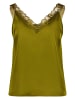 Zero  Basic-Top mit V-Ausschnitt in Fir Green