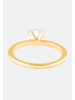 Ethische Diamanten Ring aus 375 Gelbgold mit Lab Grown Diamant