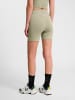 Hummel Tight Kurze Hose Hmlhiit Damen in SEAGRASS