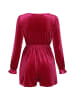 NAEMI Women Jumpsuit in Wine Red