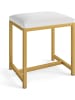 COSTWAY Schminkhocker für Make-up in Gold