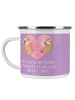 Mr. & Mrs. Panda Becher Verlobungsfeier ZuMenschmen mit Spruch in Lavendeltraum