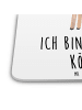 Mr. & Mrs. Panda Tassenuntersetzer Lama König mit Spruch in Weiß