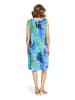 Betty Barclay Plisseekleid ohne Arm in Blau/Grün
