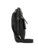The Chesterfield Brand Wax Pull Up Umhängetasche Leder 16 cm in schwarz