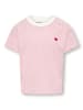 KIDS ONLY T-Shirt KOGPISA MAIKEN LIFE CROP in romance rose