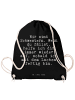 Mr. & Mrs. Panda Tasche Wir sind Schwestern. Wenn... mit Spruch in Schwarz