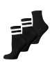 Nur Die  Sportsocken Kurzsocken in SCHWARZ/GRAU