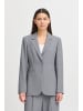 ICHI Blazer IHSARLA Tight fit in Grey melange