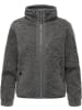 ragwear Plüschjacke Nordicka II in Stone Grey
