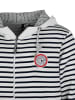 SCHIETWETTER Sweatjacke "Norman Nebelhorn" in white-navy