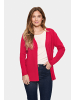 SAINT TROPEZ Strickjacke KilaSZ Gerade Passform in Viva Magenta