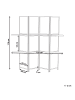 Beliani Paravent TRAFOI in Braun - (W) 158 x (H) 170 x (L) 7 cm