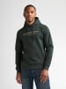 Petrol Industries Raglan-Hoodie mit Print cedarwood in Grün