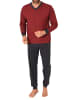 NORMANN Pyjama langarm print - 74990 in rot